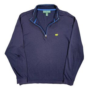 Masters Collection 1/4 Zip Golf Sweatshirt Long Sleeve 100% Luxury Cotton XL